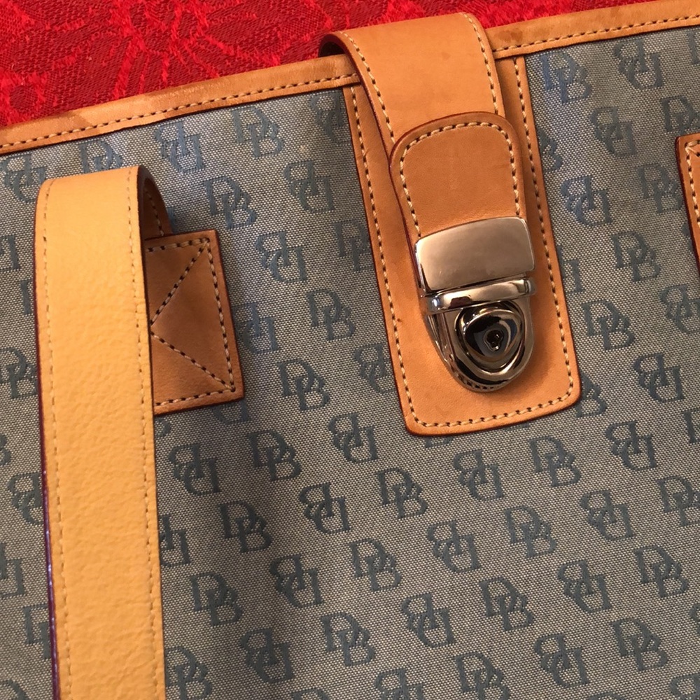 Dooney and Bourke Medium Light Blue Shopper - Picture 2 of 8